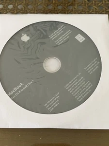 MacBook Mac OS X Install Disc 10.4.6 - 3A104 - 2 Discs - Photo 1/3