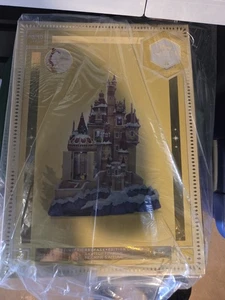 Disney Beauty And The Beast Belle Light Up Castle Collection Figurine 10/10 NEW! - Picture 1 of 13