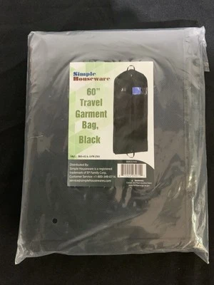 Simple Houseware 60-Inch Travel Garment Bag for Dresses, Coats - Image 1 of 2