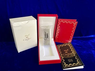 Vintage Cartier Pentagon Mini Lighter Palladium New Sealed Old Stock Full Set - Image 1 of 4