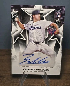 2025 Topps Serie 2 Valente Bellozo #BSA-VB Estrellas de Béisbol Autógrafo RC AUTO - Imagen 1 de 4