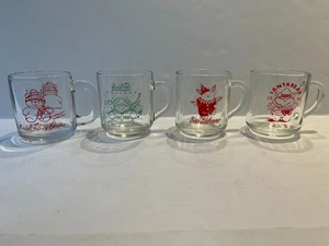 Marshall Field's Glas Mistelbär Weihnachten Kakaotassen - 1986 1992 1994 1995 - Bild 1 von 11