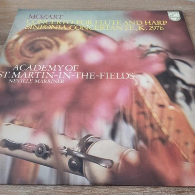 Mozart, Marriner ‎LP Concerto For Flute And Harp Symphonie Concertante - Image 1 of 4