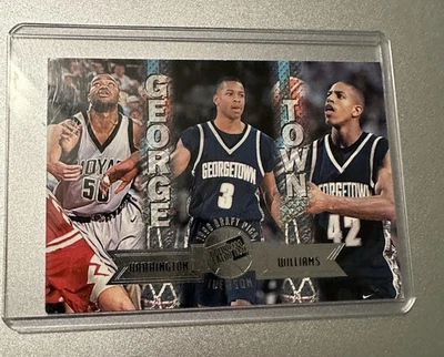ALLEN IVERSON, HARRINGTON, WILLIAMS, 1996 PRESS PASS DRAFT PICKS #41, ROOKIES - Image 1 of 2