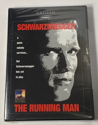 The Running Man DVD 1999 Artisan Sealed Arnold Schwarzenegger Stephen King - Image 1 of 4