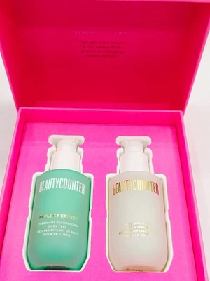 Beautycounter Renew You Body Duo efecto reflectante exfoliación corporal y suero tensor nuevo Foto 1 de 3