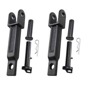 2Pcs A20-6014 Tow Hook W/Pull Pin&Frame Pin Fits For Kenworth 2008-2024 - Picture 1 of 16