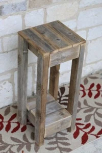 Natural 10x10 Accent Table - Picture 1 of 3