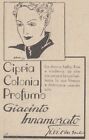 V4225 Polvo Jacinto Enamorada Gi.Vi.Emme - 1934 Publicidad Vintage - A Un Puesto