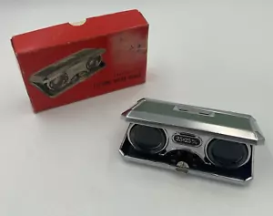 VINTAGE GREEN SPORT GLASS RACING 2.5 X BINOCULARS GLASS - Picture 1 of 13