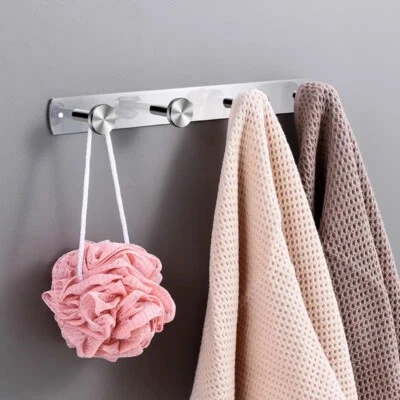 Appendiabiti da parete muro in acciaio,per montaggio a parete,3/4/5rotondo ganci - Immagine 1 di 4