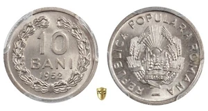 RUMÄNIEN 10 Bani 1952 - PCGS MS66 - Bild 1 von 3