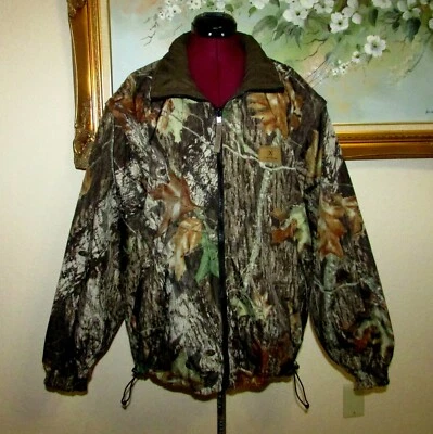 GAME WINNER SZ L 3 WAY REVERSIBLE CAMO NYLON/FLEECE JACKET/VEST/ZIP OFF SLEEVES - Image 1 of 4
