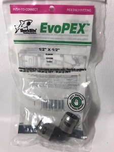 Shark Bite EVOPEX CNNT ELBW 1/2X1/2 NIP - Picture 1 of 3