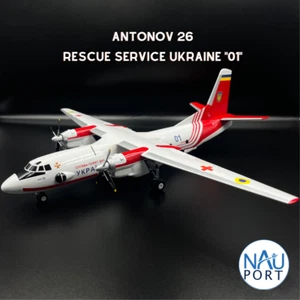 Exclusive model Antonov 26 An-26 RESCUE SERVICE UKRAINE "01" scale 1:72 - Picture 1 of 24