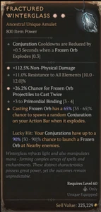 Banished Lords's Talisman 3GA +3 Core 52% Amulet Diablo 4 ETERNAL REALM NON-SEAS - Picture 1 of 1