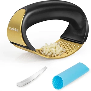 Prensa de ajo de acero inoxidable 304 - Picadora de ajo premium - Bild 1 von 12