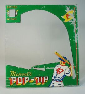 Marvel Pop-Up Baseball Arcade Game Glass