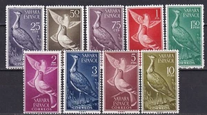 España Sahara 1961 Edifil 180/88 Fauna Aves MNH VF - Imagen 1 de 1