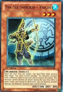 The Six Samurai - Yaichi 1st X 3 RYMP-EN088 ULTRA HOLO Yugioh - Picture 1 of 1