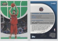 2005-06 Topps Finest 2006-07 Rookie Green Refractor /129 Andrea Bargnani #140