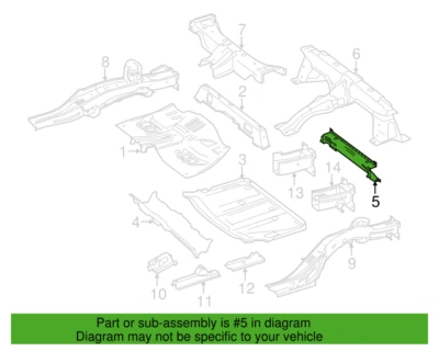 Mercedes Benz GL63 AMG GL550 450 350 2013-2016 travesaño trasero OE 1666100017 Foto 1 de 3