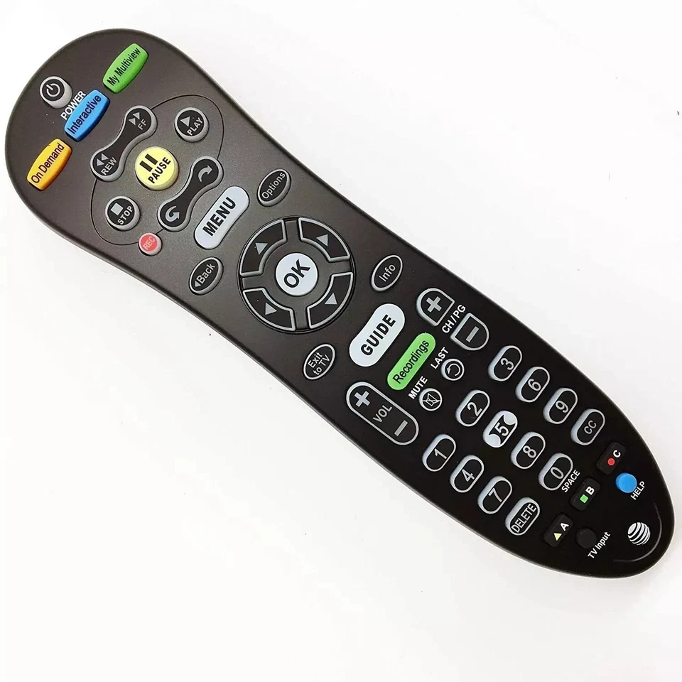Original AT&T Uverse Remote Control S30-S1A/B with batteries - Image 1 of 1