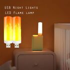 Ambient Lighting Usb Night Light Flame Flashing Candle Lights  Camping