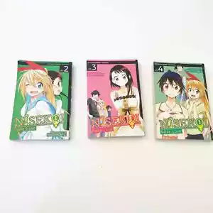 Nisekoi False Love vol.2-4 Set Manga Japan Naoshi Komi Hajime Tanaka novel LOT - Picture 1 of 5