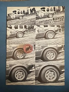 1971 PIRELLI Vince i Rallies Belt Advertising - Picture 1 of 1