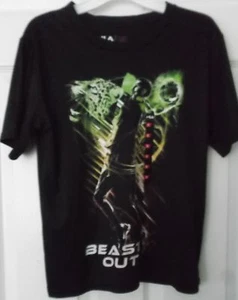 BOYS' FILA SPORT BLACK SHORT SLEEVE SHIRT - "BEAST OUT" - SIZE MEDIUM - NWT - Picture 1 of 4