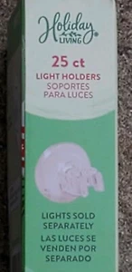 Holiday Living 25-PACK SUCTION CUP WINDOW HANGER Clips Hooks Christmas NO Lights - Picture 1 of 10