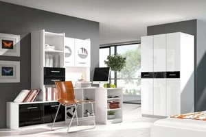 Generisch Jugendmöbel TOMI Schrank/Regal mit Schreibtisch/Regal Kindermöbel - Bild 1 von 11