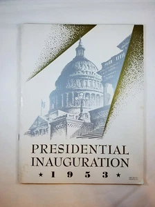 Presidential Inauguration 1953 Dwight Eisenhower Richard Nixon Program Ceremony - Bild 1 von 10
