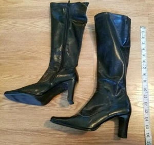 Stivali donna neri al ginocchio taglia 7M - Foto 1 di 2