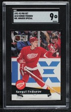 1991-92 Pro Set NHL Awards Special Sergei Fedorov #AC10 SGC 9 MINT HOF