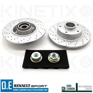 Para Renault Clio Sport 1.6 Trofeo RS200 RS220 Freno Trasero Discos ABS Cojinete - Imagen 1 de 4