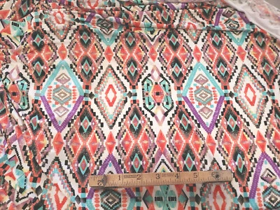 Tela tejida estilo étnico tela de jersey individual tela diamante por yarda Foto 1 de 3