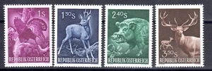 Autriche - 1959 - Congrès international de la chasse YT 904 à 907 ** - Picture 1 of 1