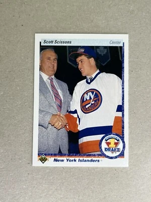 1990-91 Upper Deck Scott Scissons New York Islanders #357 - Image 1 of 2
