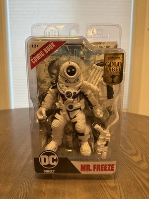 McFarlane Toys Mr. Figura Multiverso Freeze Gold Label Page Punchers SDCC DC Foto 1 de 4