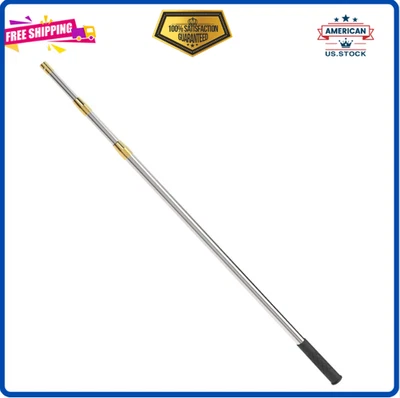 CYFIE Retractable Fishing Gaff, Stainless Steel Flounder Gig Frog Gig Gaff Pole, Muti-