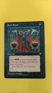 Magic the Gathering Dark Ritual MTG Ice Age LP - Picture 1 of 3