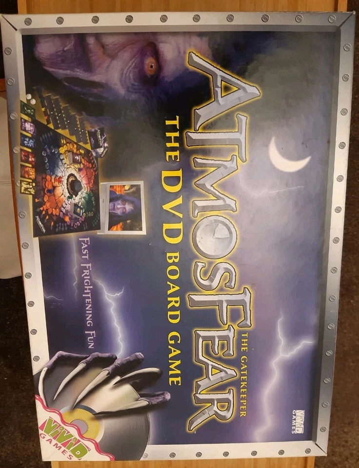 AtmosFear DVD Board Game The Gatekeeper 100% Complete 2003 Vintage Very good  - Image 1 of 4