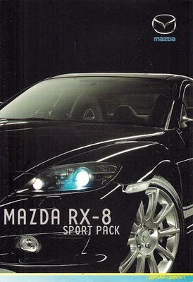 Mazda RX-8 Sport Pack 2007-2008 UK Market Foldout Sales Brochure - Image 1 of 2