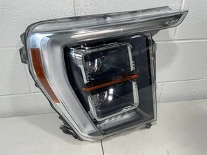 2021 2022 2023 FORD F150 HEADLIGHT RH RIGHT LED OEM PROJECTOR CHROME - Picture 1 of 8