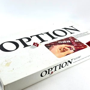 Vintage Parker Option Double Sided Word Game with Prism Tiles - Picture 1 of 3