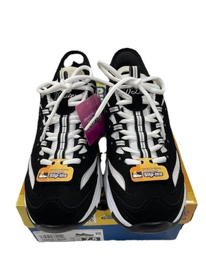 Skechers Women's D'Lites - New Classic Sneaker Black/White 150030-BKW, Size 7.5 - Image 1 of 4