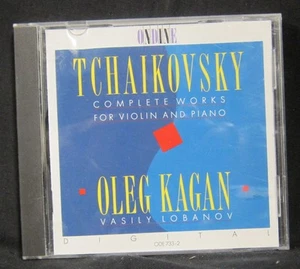 Tchaikovsky Complete Works for Violin and Piano - Kagan, Lobanov - CD 1989 - Foto 1 di 3