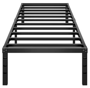 Metal Platform Bed Frame 14 Inch Tall,No Box Spring Needed,Twin Size Bed with... - Picture 1 of 9